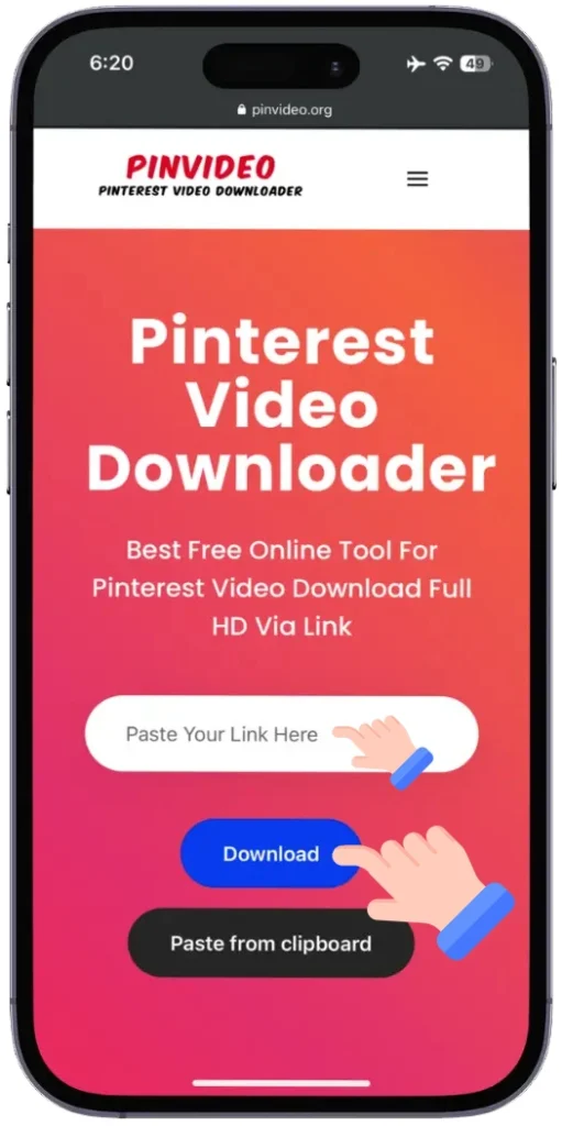 Paste the Video Link